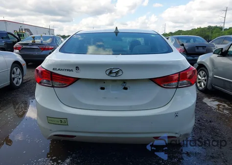 2013 Hyundai Elantra Gls z USA, uszkodzony, nr VIN 5NPDH4AE6DH398335